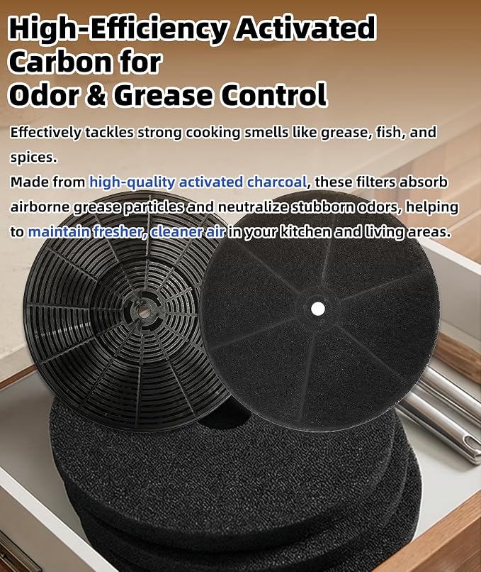 4-Pack CFK4 Carbon Filters Replacement, Compatible - Image 3