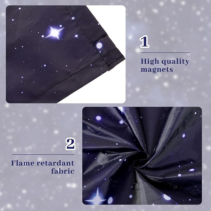 Hortsun Pack of 2 Fluorescent Light Covers 4 x 2 Feet Magnetic Ceiling Light - Image 4