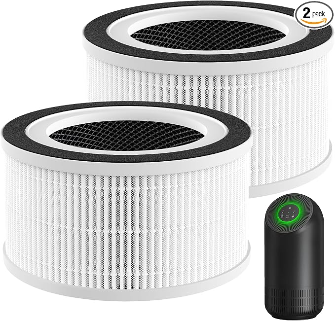 2 Pack Hepa Replacement Filter Compatible by isinlive