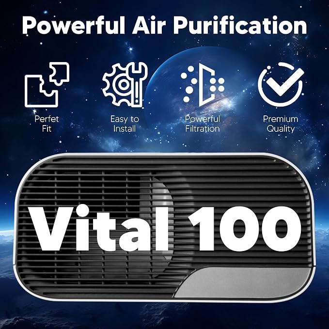 Vital 100 Replacement Filter for LEVOIT Vital 100 Air Purifier, Funmit 3-in-1 - Image 11