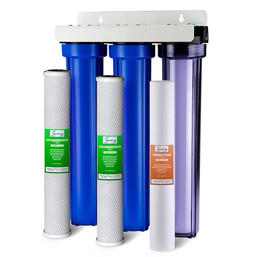 iSpring Whole House Water Filter System, Eliminates up to 99% Chlorine by iSpring
