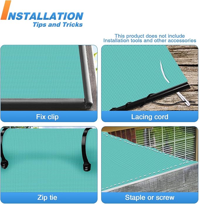 TANG Sun Shade Fabric Roll 8'x75' Shade Cloth - Image 5