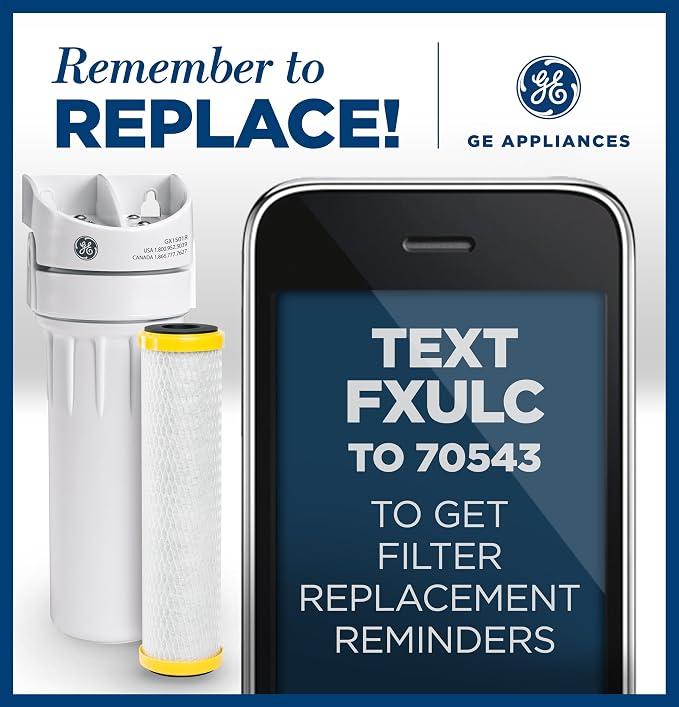 GE Advanced Single Stage Drinking Water System Replacement Filter, Fits GX1S01R - Image 2