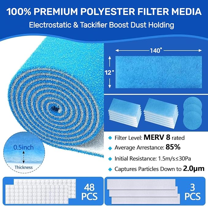 Air Vent Filters, MERV 8 Triple Electrostatic Vent Filter - Image 2