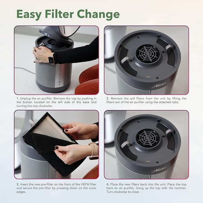 Hunter ExtremeAir Tower Bladeless Air Purifier. 2-in-1 Air Purifiers - Image 5