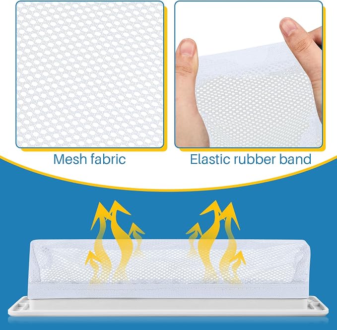 Zonon 12 Pcs Floor Register Trap Cover Vent Screen - Image 3