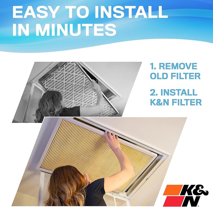 K&N 20X23X1 HVAC Furnace Air Filter, Lasts a Lifetime, Merv 11, the Last HVAC - Image 5