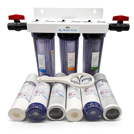 Whole House 3-Stage Water Filtration System, 3/4" port - Image 2