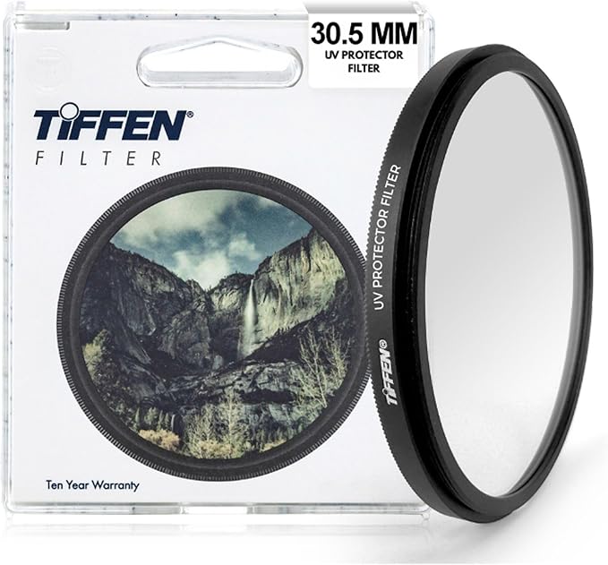Tiffen 30.5mm UV Protector Lens Filter Impact & Scratch Resistant | Ultra Slim by Tiffen