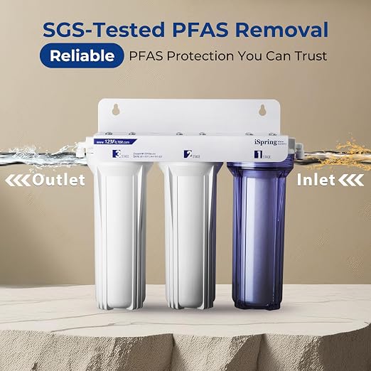 iSpring US31-PF 3-Stage Under Sink Water Filtration System, SGS-Tested to - Image 2