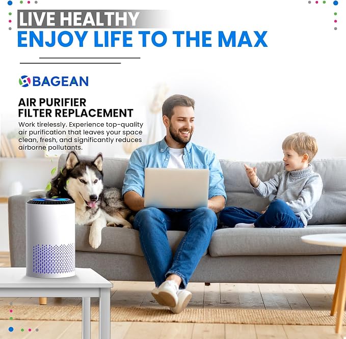 Bagean MK01 HEPA Air Filter Compatible - Image 6