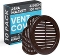 Repa Market 4 Inch Brown Round Air Vent Cover by RepaMarket