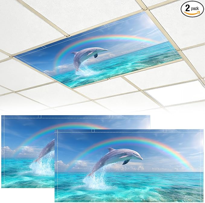 2 Pack Fluorescent Light Covers by BVBOX
