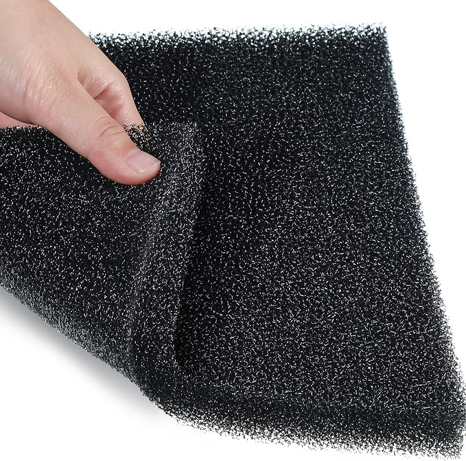 Tondiamo 3 Pieces Aquarium Sponge Filter Pad Media Cut to Fit Foam by Tondiamo