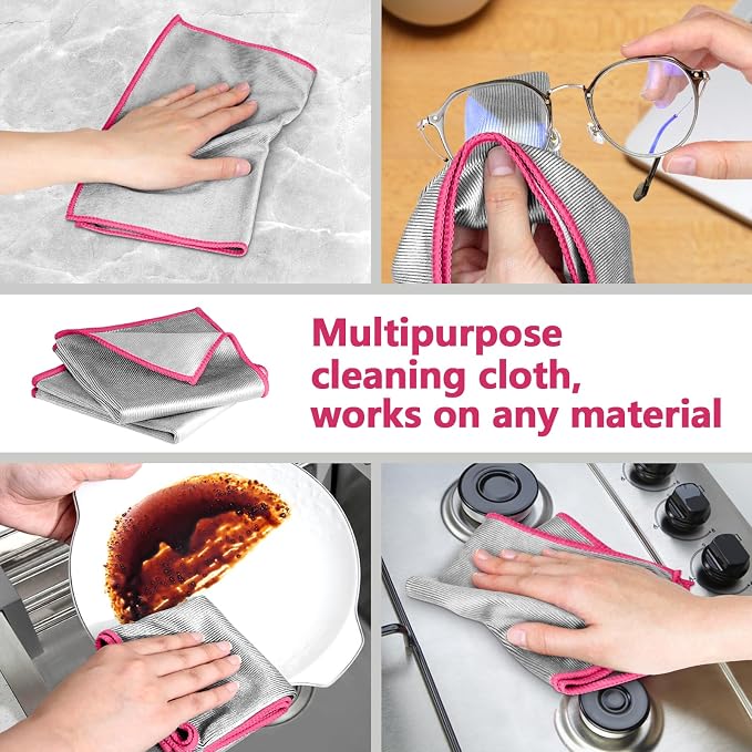 Airlab Glass Polishing Cloth Streak Free Miracle Cleaning Cloth Lint Free - Image 6