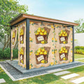 Lemon Outdoor Curtains for Patio Lemons in Baskets Summer Tropical Plant Brown by Unknown