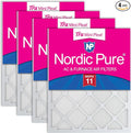 Nordic Pure 12x20x1 Tru Mini Pleat MERV 11 AC Furnace Air Filters – 2.5X More by NordicPure