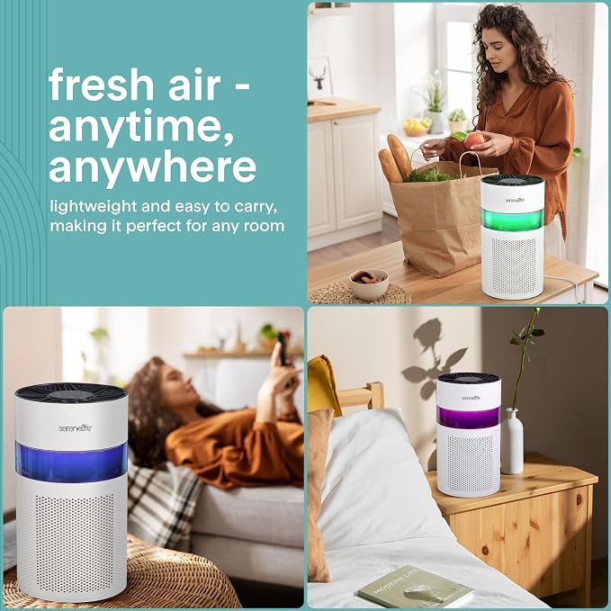 SereneLife Portable Air Purifier | Small Air Purifier - Image 7