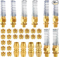 32PCS Brass DOT Air Brake Hose End Fitting Kit by HOME