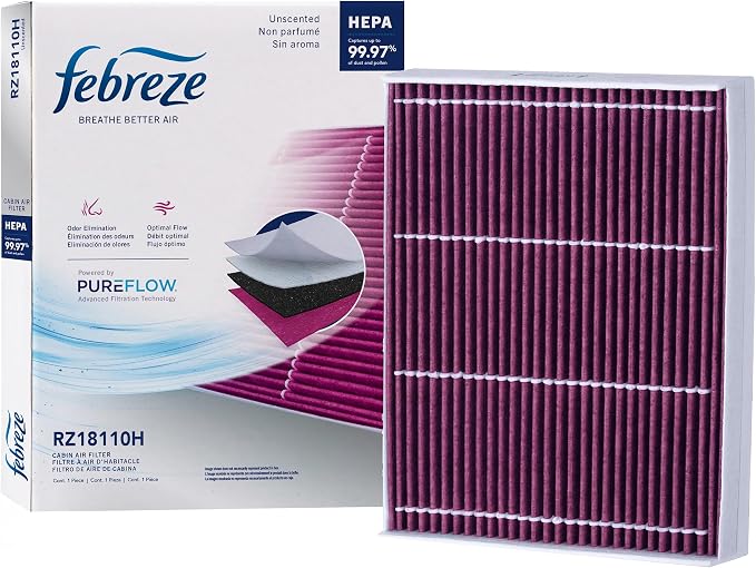 Febreze Odor Control HEPA Cabin Air Filter by PUREFLOW RZ18110H Fits 2015-2026 by Febreze