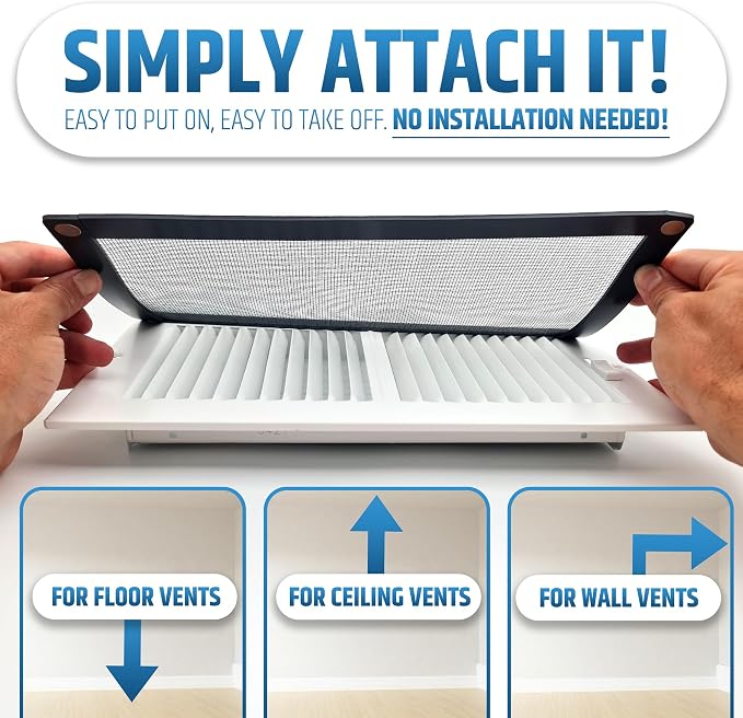Powerful Magnetic Vent Screen Mesh Covers that Will Never Move or Fall - Image 4