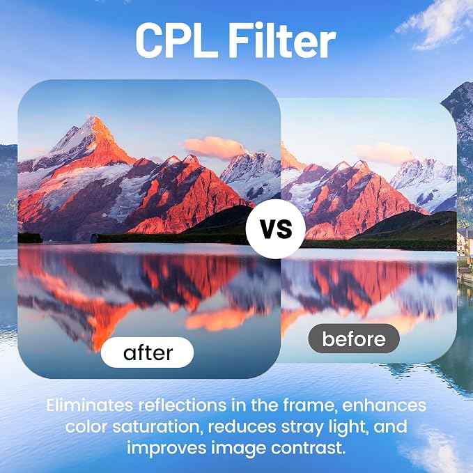46mm UV/CPL/FLD Lens Filter Kit - Image 8