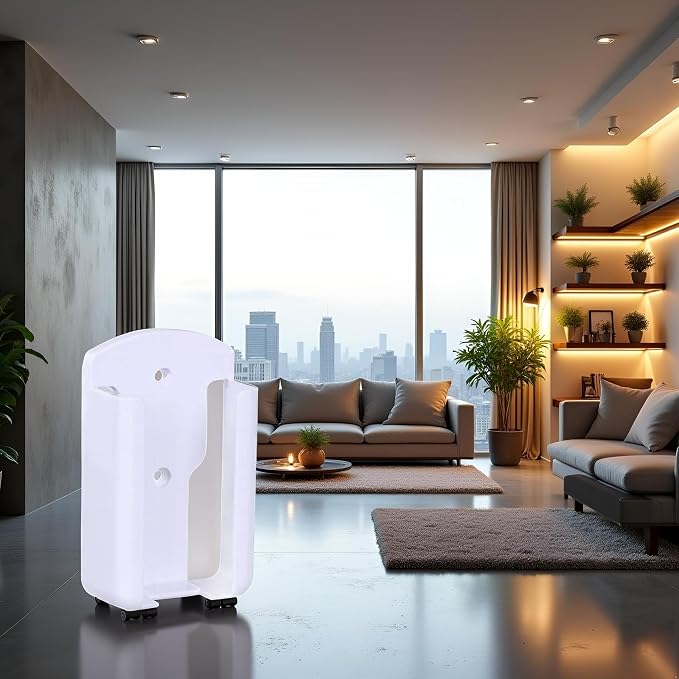White Air Conditioning Controller Stand, Remote Control Holder Rack, Organizer - Image 4