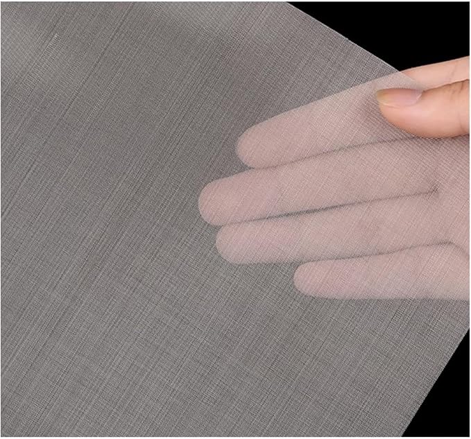 304 Stainless Steel Wire Mesh 100 Mesh Screen Sheet, Woven Metal Filter Cloth by FIDSEJEONA
