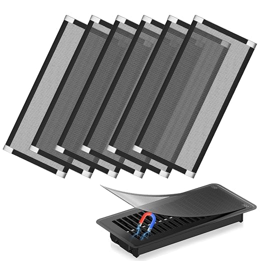 Upgraded Powerful Magnetic, Hon&Guan 4X 10 Inch Floor Vent Covers PVC Floor by HonGuan