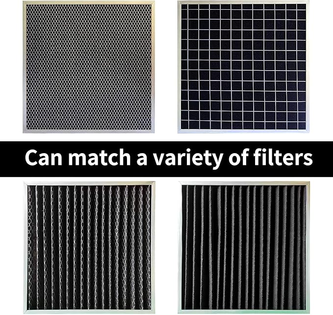Cut-to-Fit Activated Carbon Filter Sheet Charcoal Air Vent Filters Pad Black - Image 6