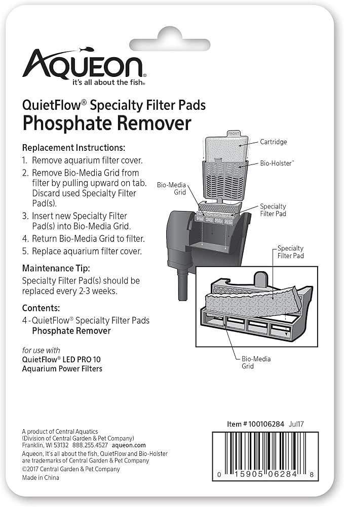 Aqueon Replacement Specialty Filter Pads Phosphate Remover 10 - Image 3