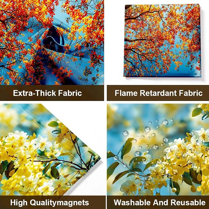 Fluorescent Light Covers-2 Pack 4 x 2 Feet Magnetic Ceiling Light Cover Room - Image 4