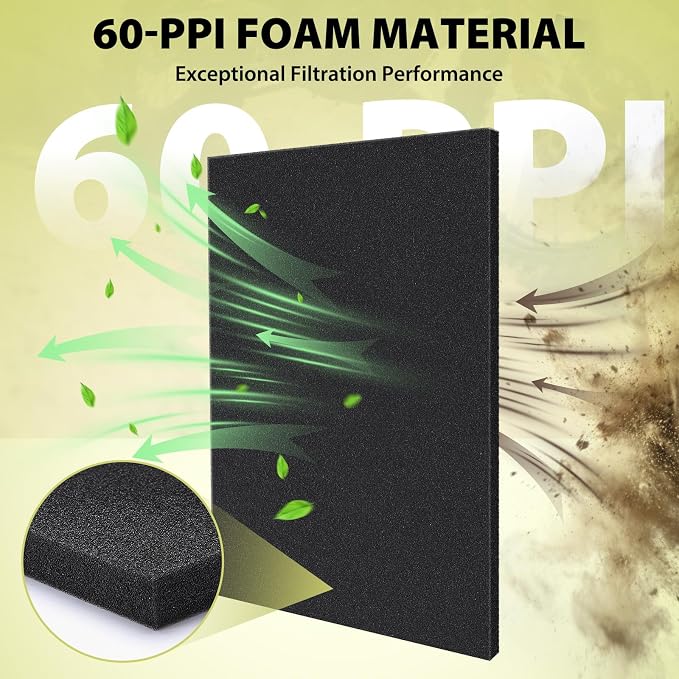 Air Filter Foam Sheet, 60 PPI Coarse Polyurethane Foam - Image 4