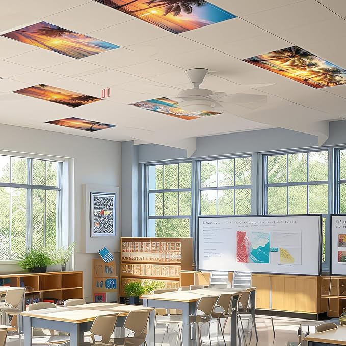 Wiooffen 6 Pcs Fluorescent Light Covers - Image 7