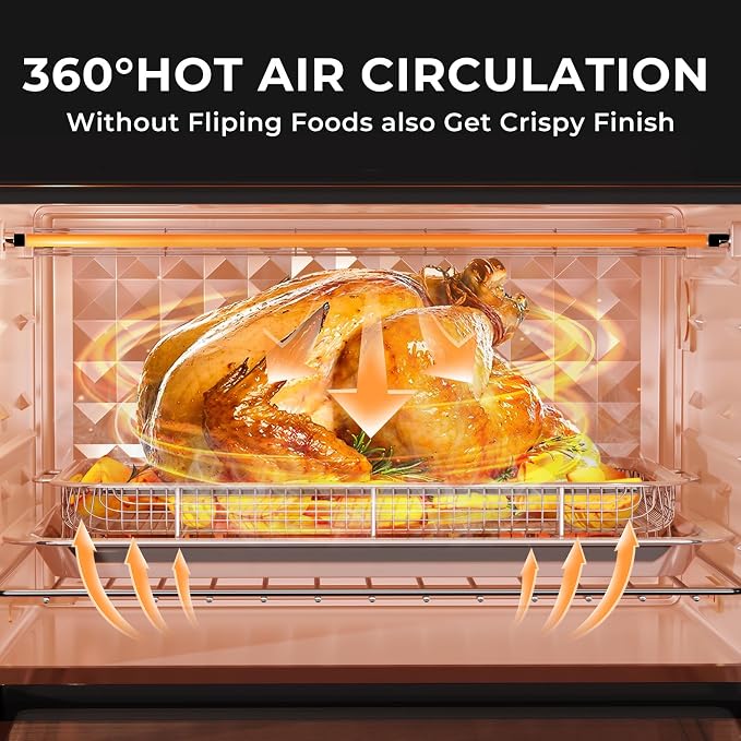 Air Fryer Basket for Oven, Extra Large 18.8" x 12.8" Oven Air Fryer Basket and - Image 4