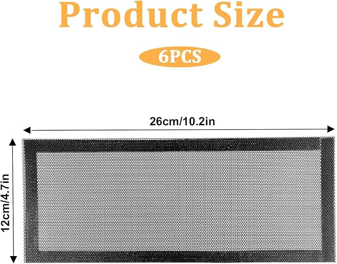 6 Pack Floor Vent Covers 4"x10" Magnetic - Image 2