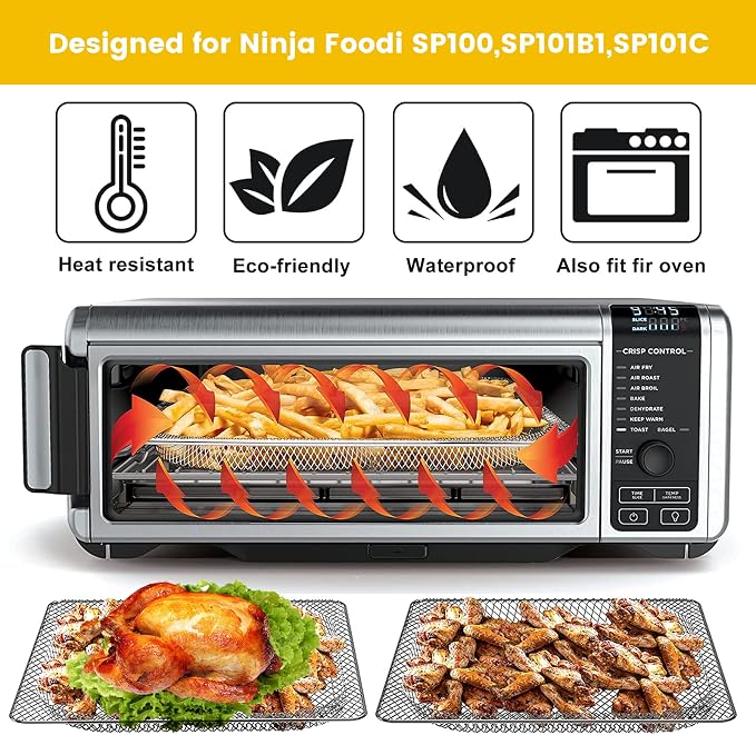 Air Fryer Grill Pan Basket for Ninja Foodi SP101 Digital Air Fryer Countertop - Image 8