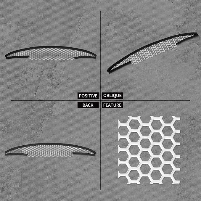 Motorcycle Fairing Mesh Grill Side Vent Screen Cover Fit - Image 3
