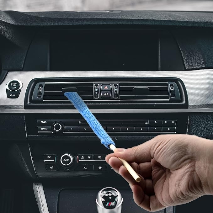 12 Pcs Microfiber Detail Duster Sticks Crevice Cleaning Brush Microfiber Stick - Image 6