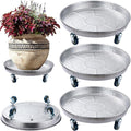 Planterhoma 3 Packs 13 inches Metal Plant Caddy by Planterhoma