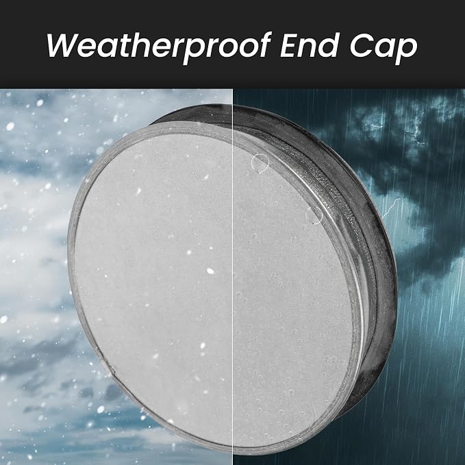 Repa Market 8 Inch Galvanized Steel End Cap - Image 4