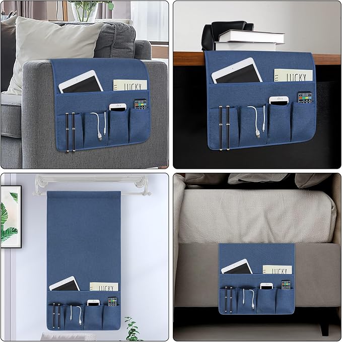 NB Sofa Armrest Organize Remote Holder Bedside Caddy Organizer - Image 4