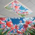 2 Pack Fluorescent Light Covers- 4 x 2 Feet Magnetic Ceiling Light Cover Room by BSFHH