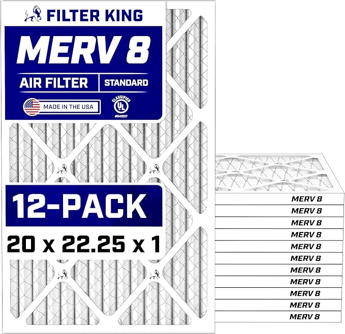 Filter King 20x22.25x1 Air Filter Dust & Allergy Control AC Furnace Filters by FilterKing