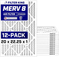 Filter King 20x22.25x1 Air Filter Dust & Allergy Control AC Furnace Filters by FilterKing