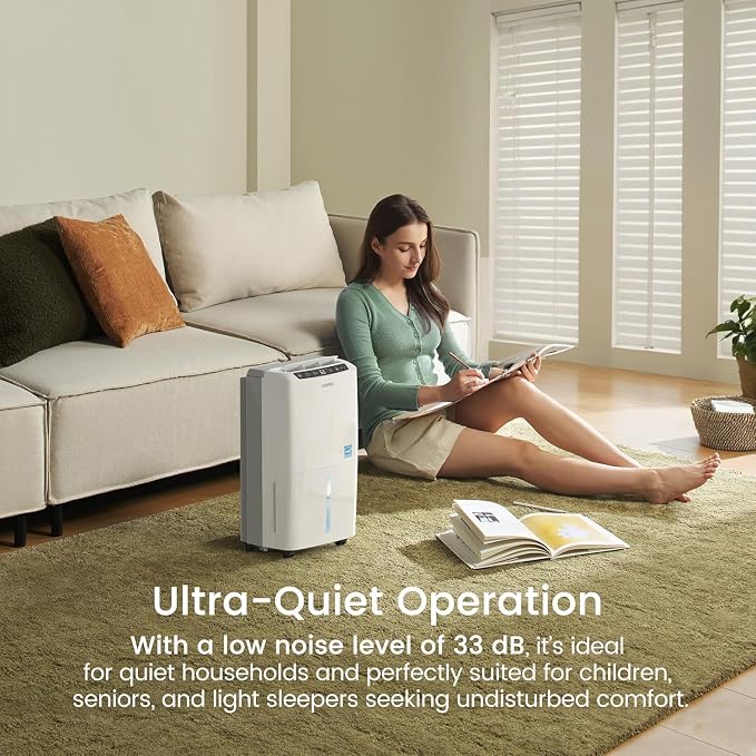 Waykar 2, 000 Sq. Ft. 34 Pints 2025 Most Efficient Energy Star Dehumidifier - Image 5