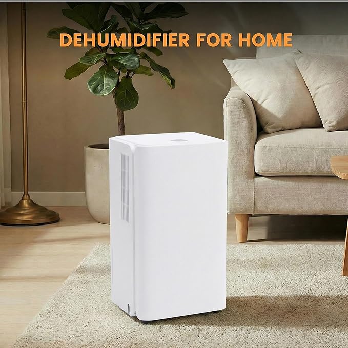 30Pints Dehumidifier with Drain Hose, 000 Sq.Ft Dehumidifier - Image 6