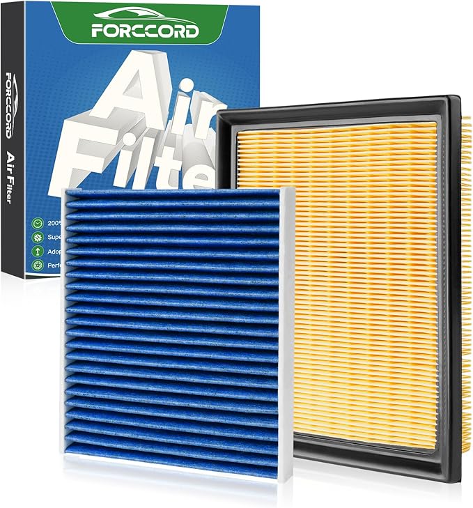 Air Filter Kit for 2010-2015 Prius 1.8L Replace#CF10285 CA10741 | Cabin&Engine by Forccord