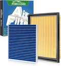 Air Filter Kit for 2010-2015 Prius 1.8L Replace#CF10285 CA10741 | Cabin&Engine by Forccord