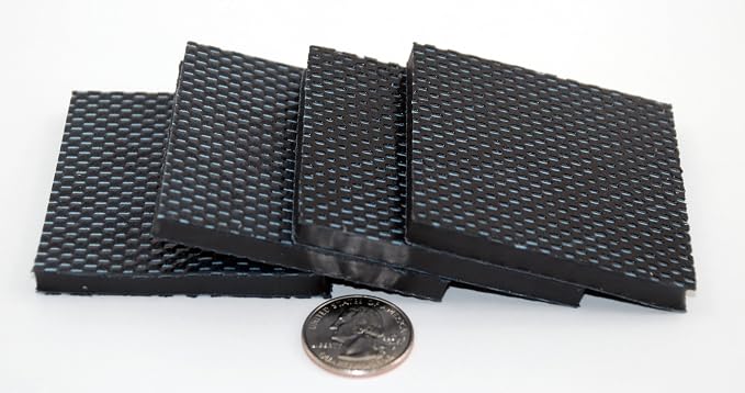 Isolate It: Sorbothane Vibration Isolation Heavy Duty Square Pad 30 Duro - Image 3